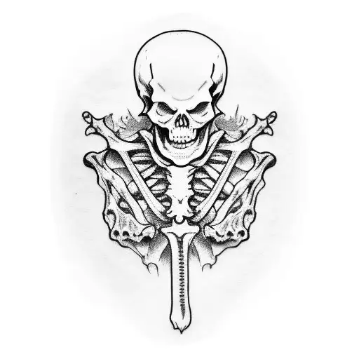 Tattoo uploaded by Tattoodo • Skeleton tattoo by Bellesetbuth #Bellesetbuth  #skeletontattoos #skeletontattoo #skeleton #bones #skull #death #anatomy  #anatomical #snake #reptile #blackwork #dotwork #illustrative #arm •  Tattoodo