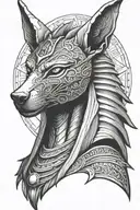 Anubis tattoo design idea