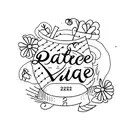  marriage date 02.12.22 tattoo design idea