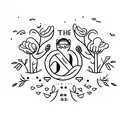  marriage date 02.12.22 tattoo design idea