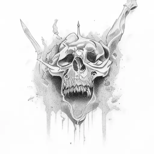 blank tattoo design idea