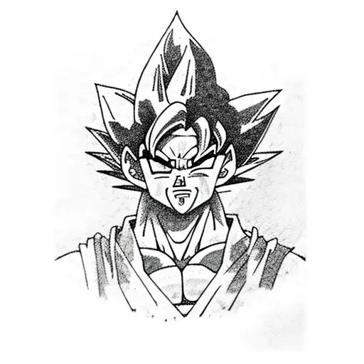 Goku tattoo design idea