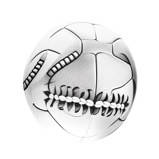 football tattoo design idea