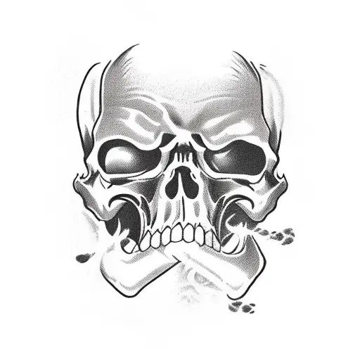 tired tactical grim reaper with Hawaiian shirt tattoo design idea