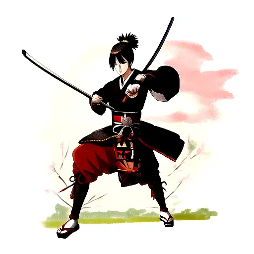 Samurai tattoo design idea