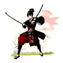 Samurai tattoo design idea