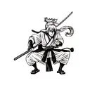 Samurai tattoo design idea
