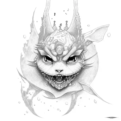Laputa Miyazaki  tattoo design idea