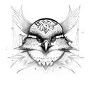 Sparrow tattoo design idea