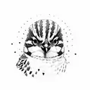 Sparrow tattoo design idea