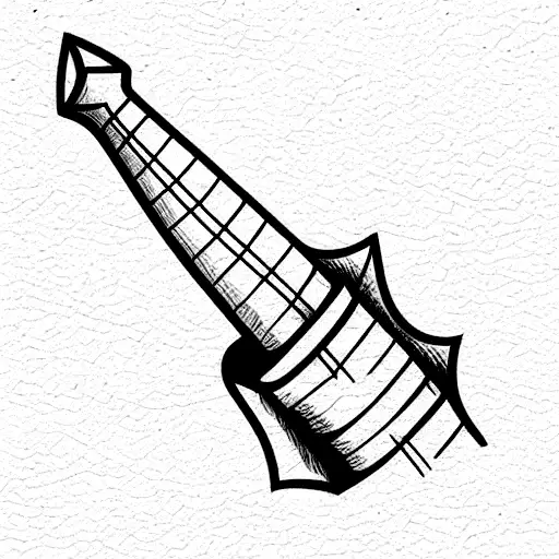 dwarf axe tattoo design idea