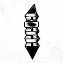 dwarf axe tattoo design idea