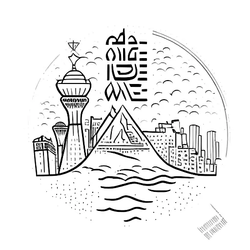 Israel with words "nowhere else" tattoo design idea