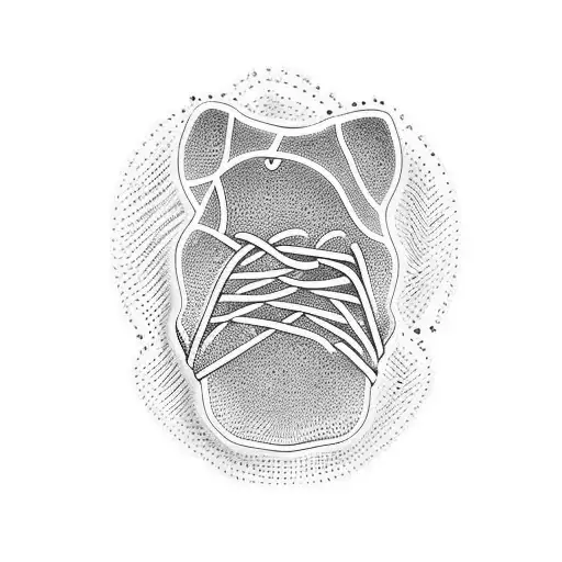 DOG FOOTPRINT tattoo design idea