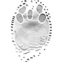 DOG FOOTPRINT tattoo design idea