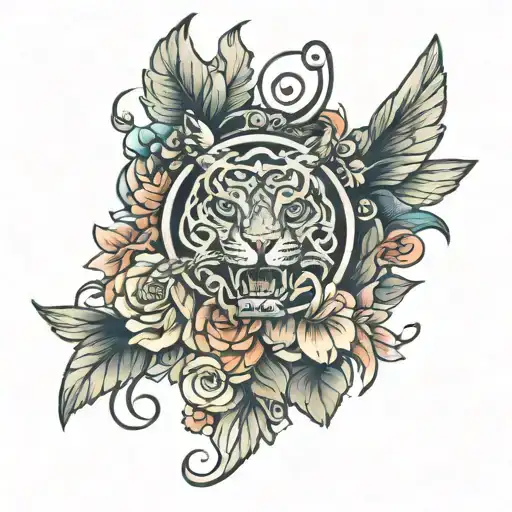 111 tattoo design idea