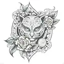 111 tattoo design idea