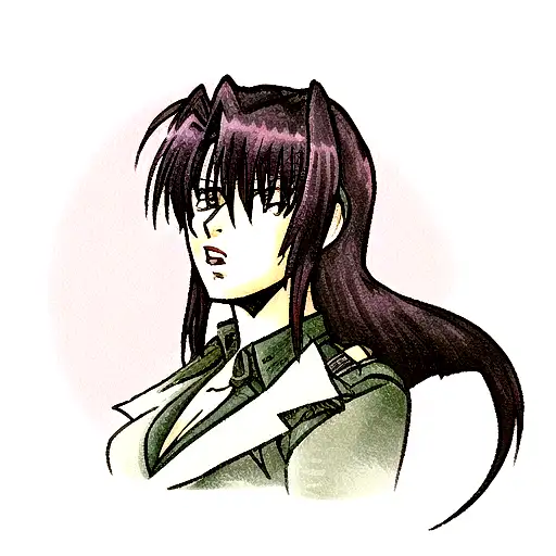 revy from black lagoon tattoo design idea