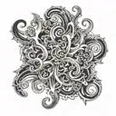 smoke tattoo stencile tattoo design idea