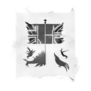 big ben + union jack flag draping tattoo design idea