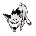 Wolf tattoo design idea