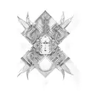 double face tr tattoo design idea