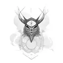 double face tr tattoo design idea