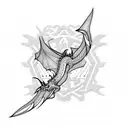 Dragon pheonix mechanical arm sleve tattoo design idea