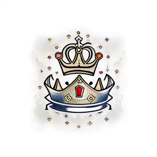 The Letter C with a Crown , reference mikaelson crest tattoo design idea