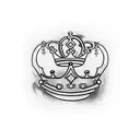The Letter C with a Crown , reference mikaelson crest tattoo design idea