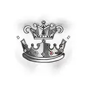 The Letter C with a Crown , reference mikaelson crest tattoo design idea