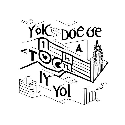 111 that can be read NYC tattoo design idea