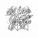 111 that can be read NYC tattoo design idea