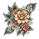 Name Riya tattoo design idea