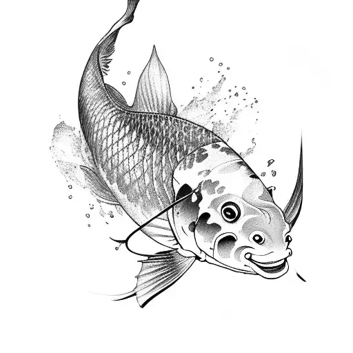 Koi Fish tattoo design idea