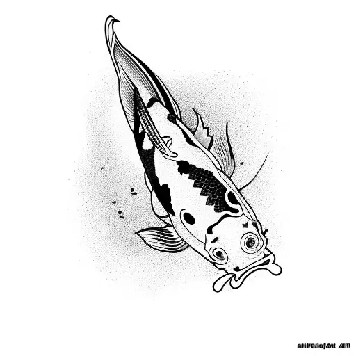 Koi Fish tattoo design idea