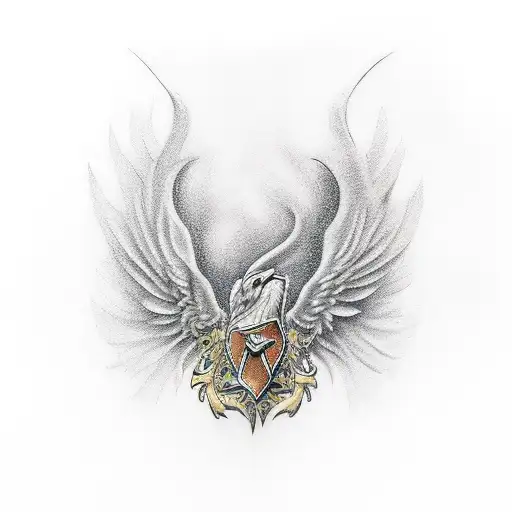 Griffin tattoo design idea