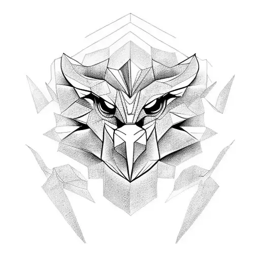 Griffin tattoo design idea