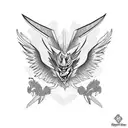 Griffin tattoo design idea