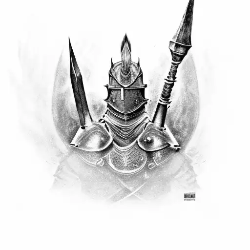 Heide Knight from the video game Dark Souls 2 tattoo design idea