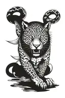 jaguar warrior tattoo design idea