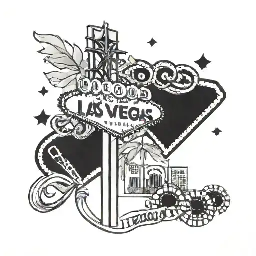 Long live Las Vegas tattoo design idea