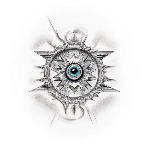 ophanim tattoo design idea