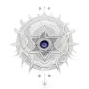 ophanim tattoo design idea