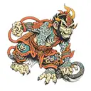 Monkey King  tattoo design idea