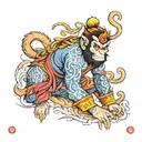 Monkey King  tattoo design idea