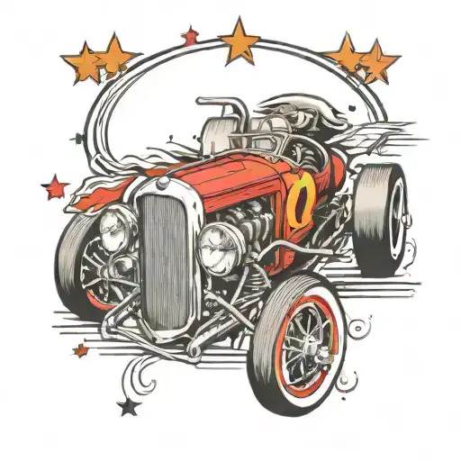 formula 1 tattoo design idea