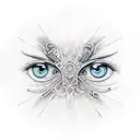 Evil Eye tattoo design idea