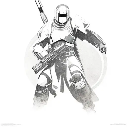 Destiny 2 the Game  tattoo design idea