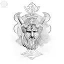 zeus tattoo design idea